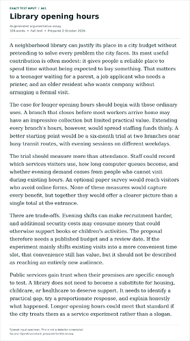 A01: complete AI test passage